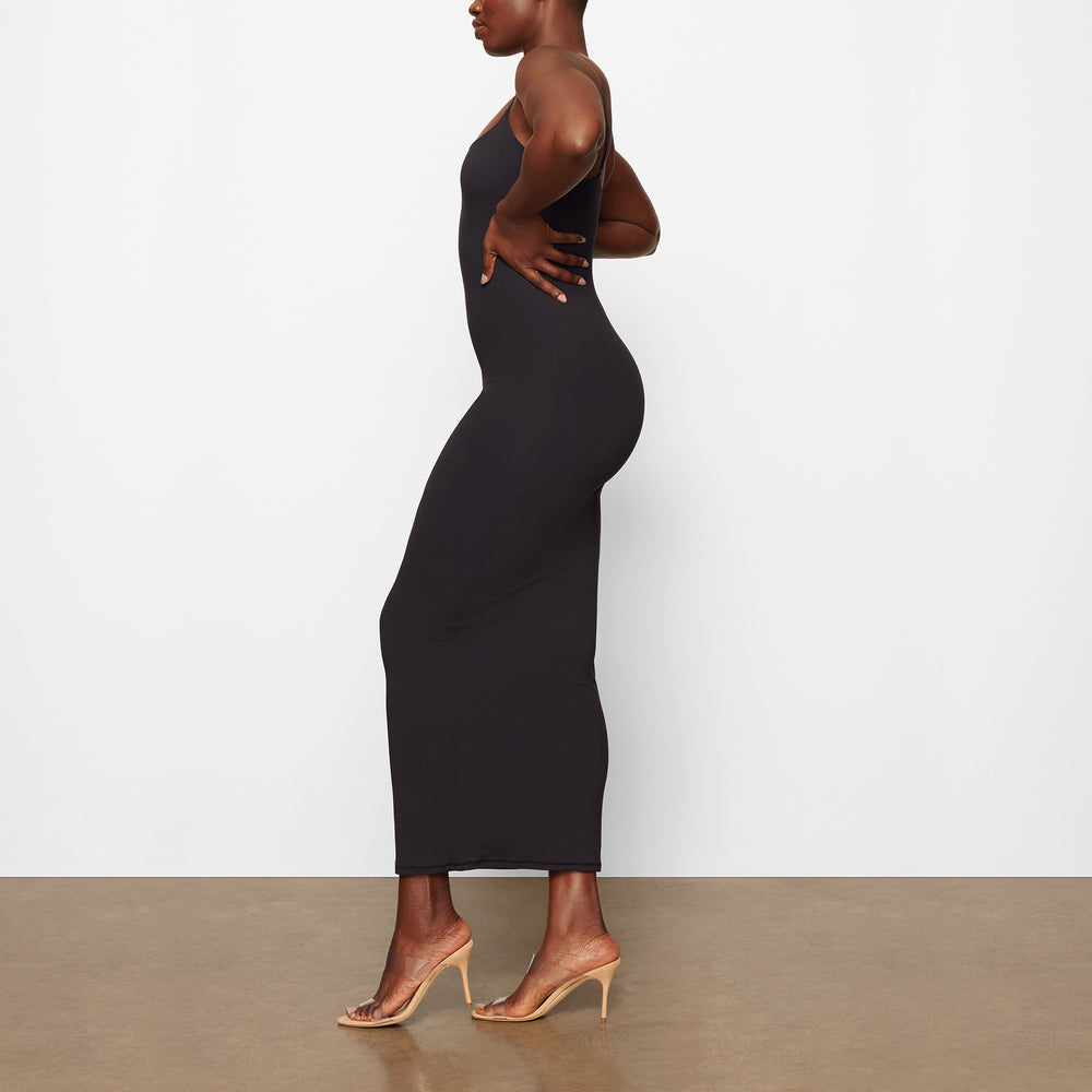 Skims FITS EVERYBODY LONG SLIP Jurk Zwart | 96RAEGWFH