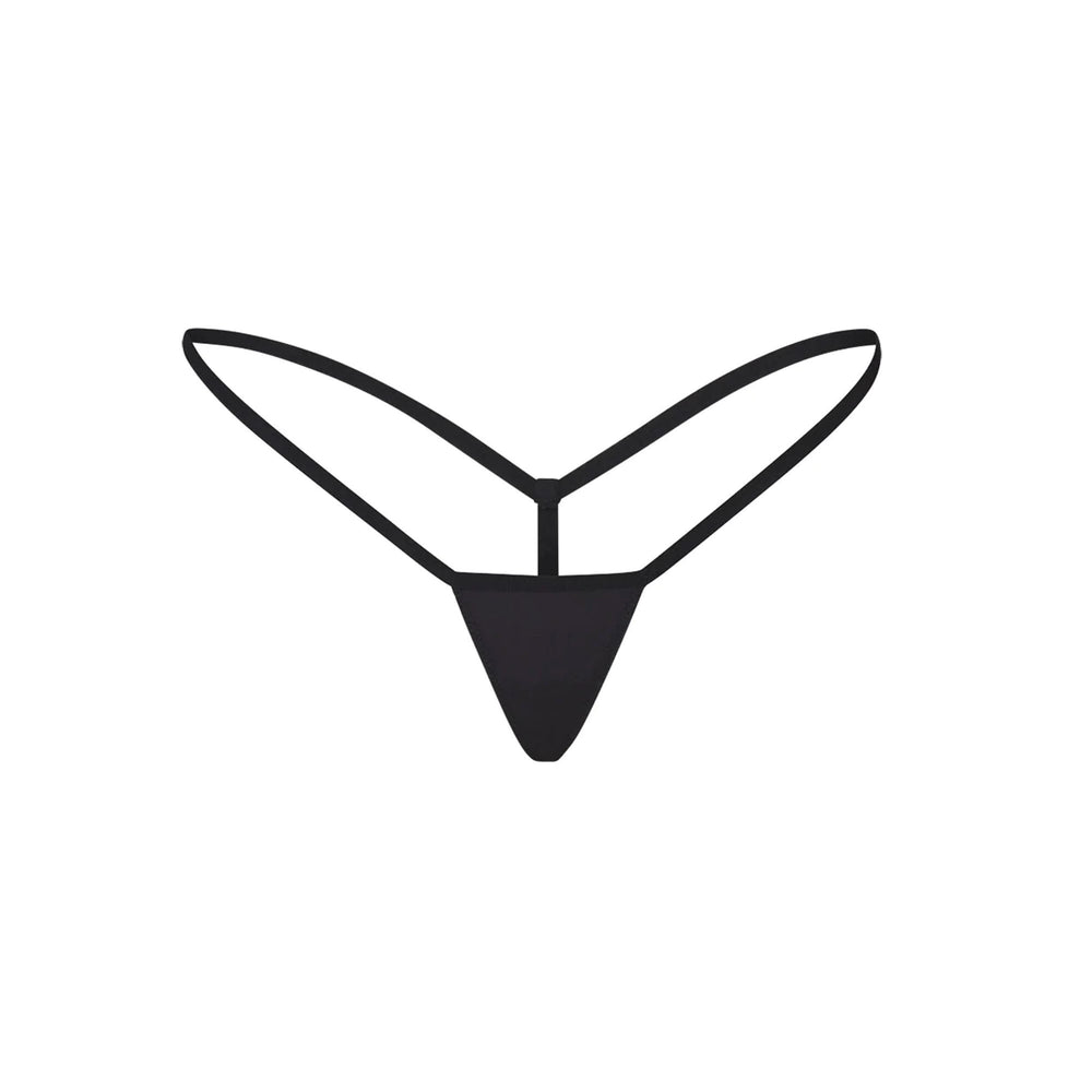 Skims FITS EVERYBODY MICRO Thong Zwart | 45UMLBEJX