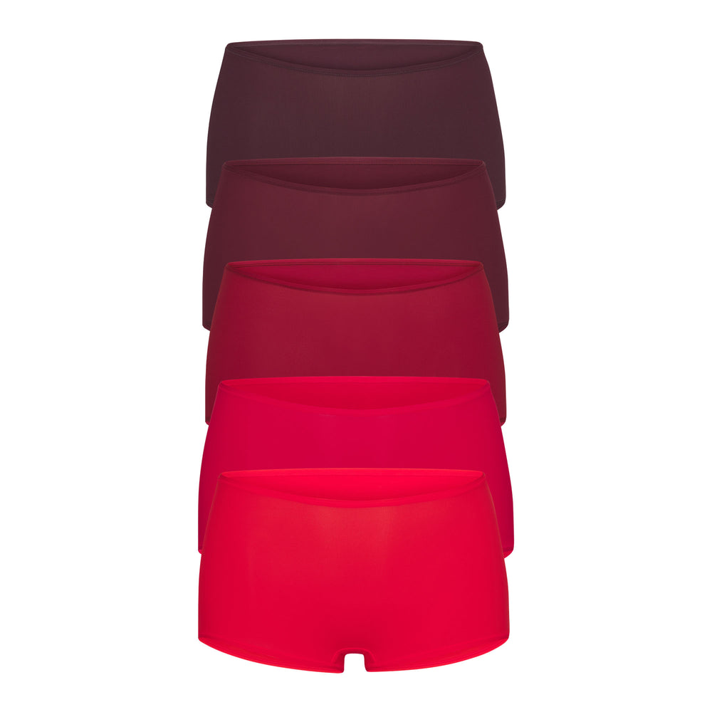 Skims FITS EVERYBODY PACK Boy Short Donkerrood Gekleurd | 78HMVDRJP