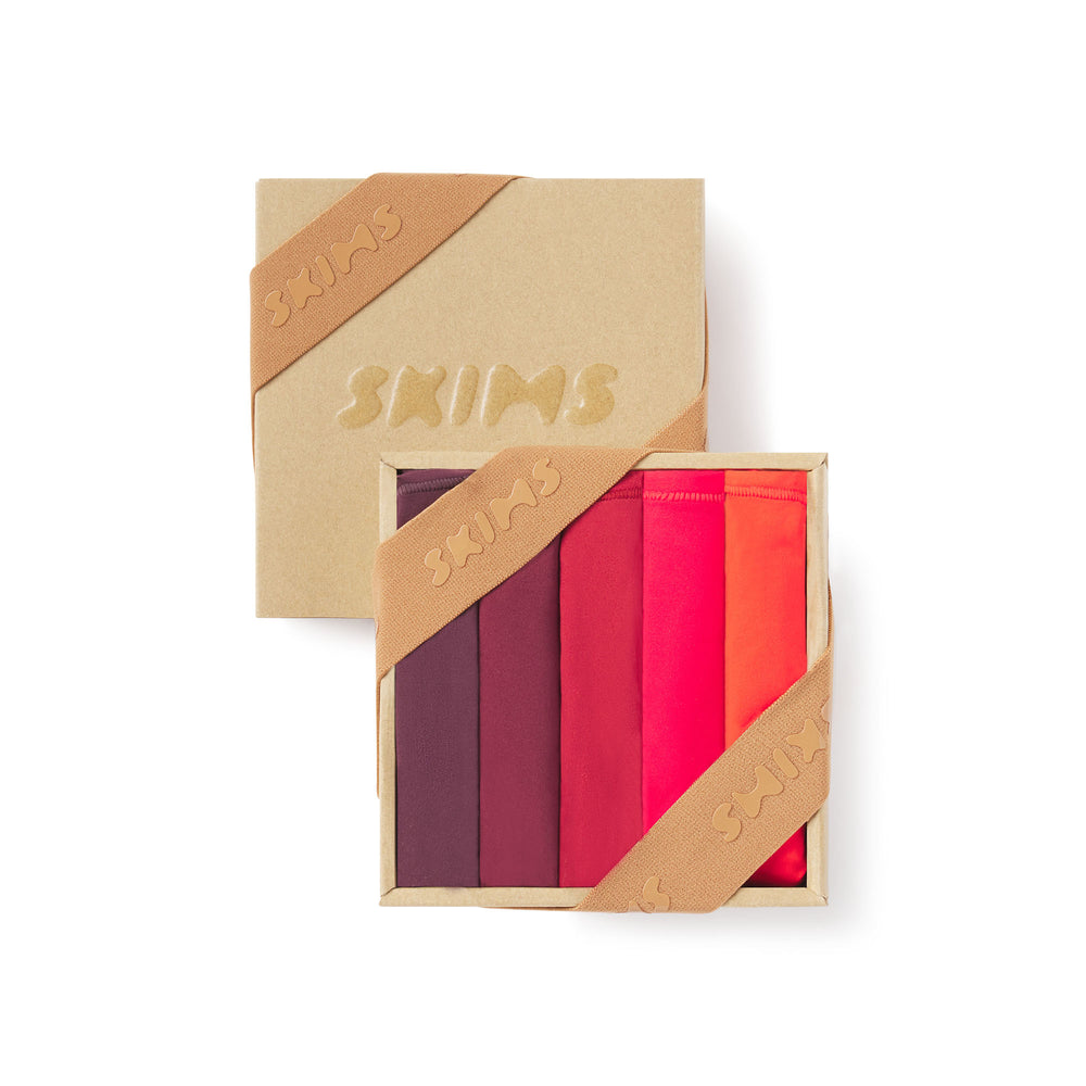 Skims FITS EVERYBODY PACK Thong Donkerrood Gekleurd | 87DXOYZEV