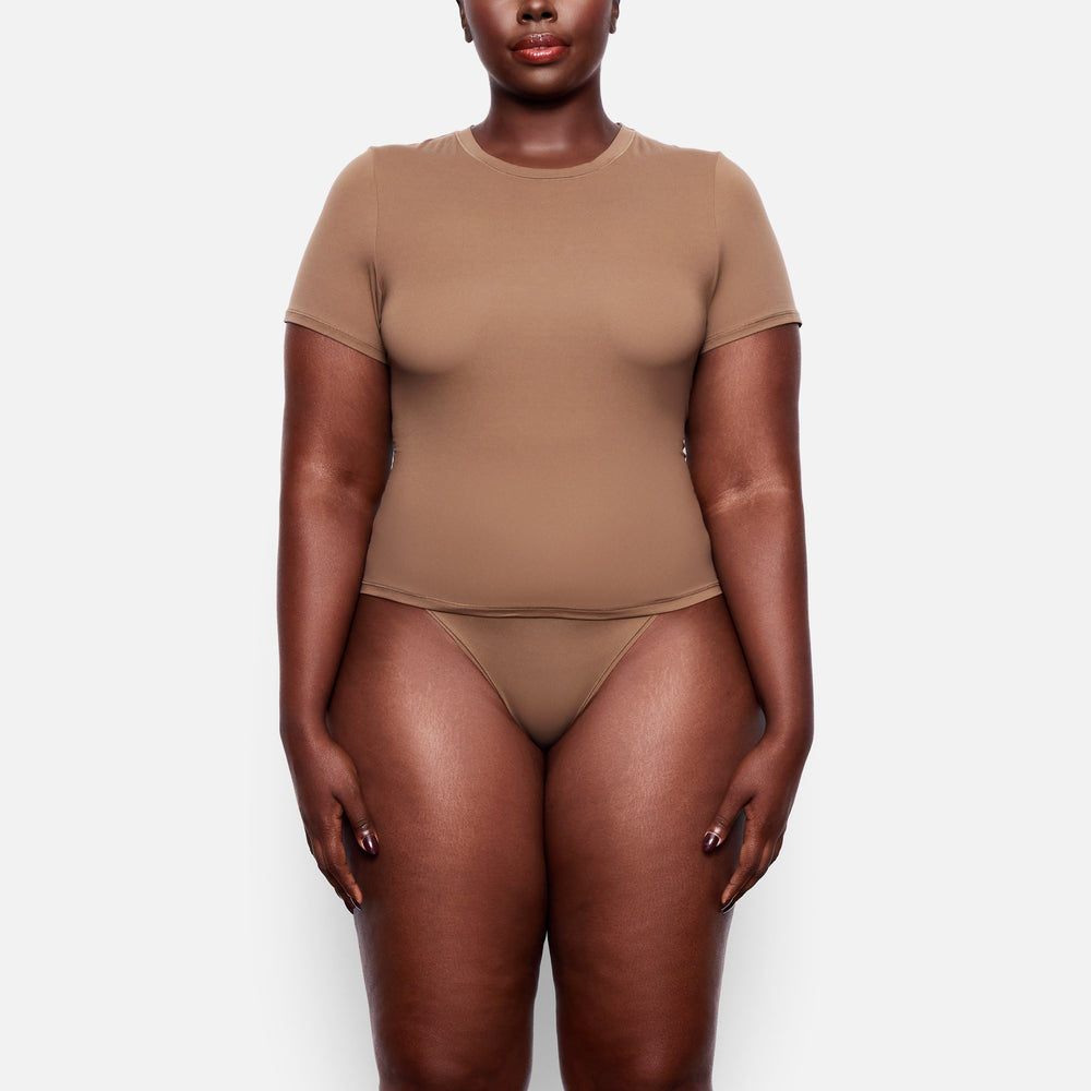 Skims FITS EVERYBODY T-shirt Abrikoos | 27VLCBWHJ