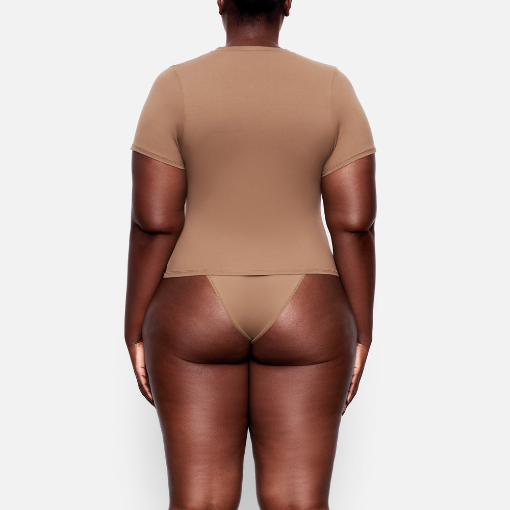 Skims FITS EVERYBODY T-shirt Abrikoos | 27VLCBWHJ