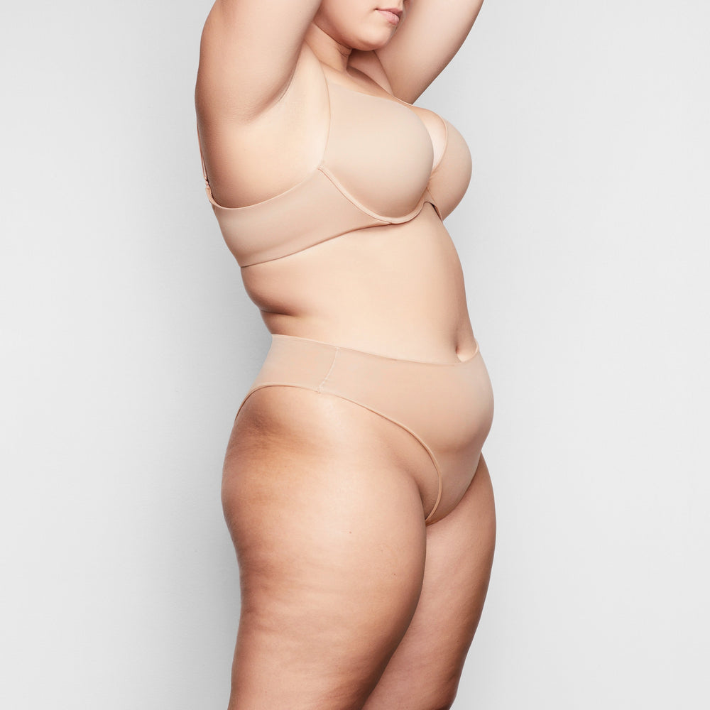 Skims FITS EVERYBODY T-shirt Push Up Bra Beige | 08BZCXMVG