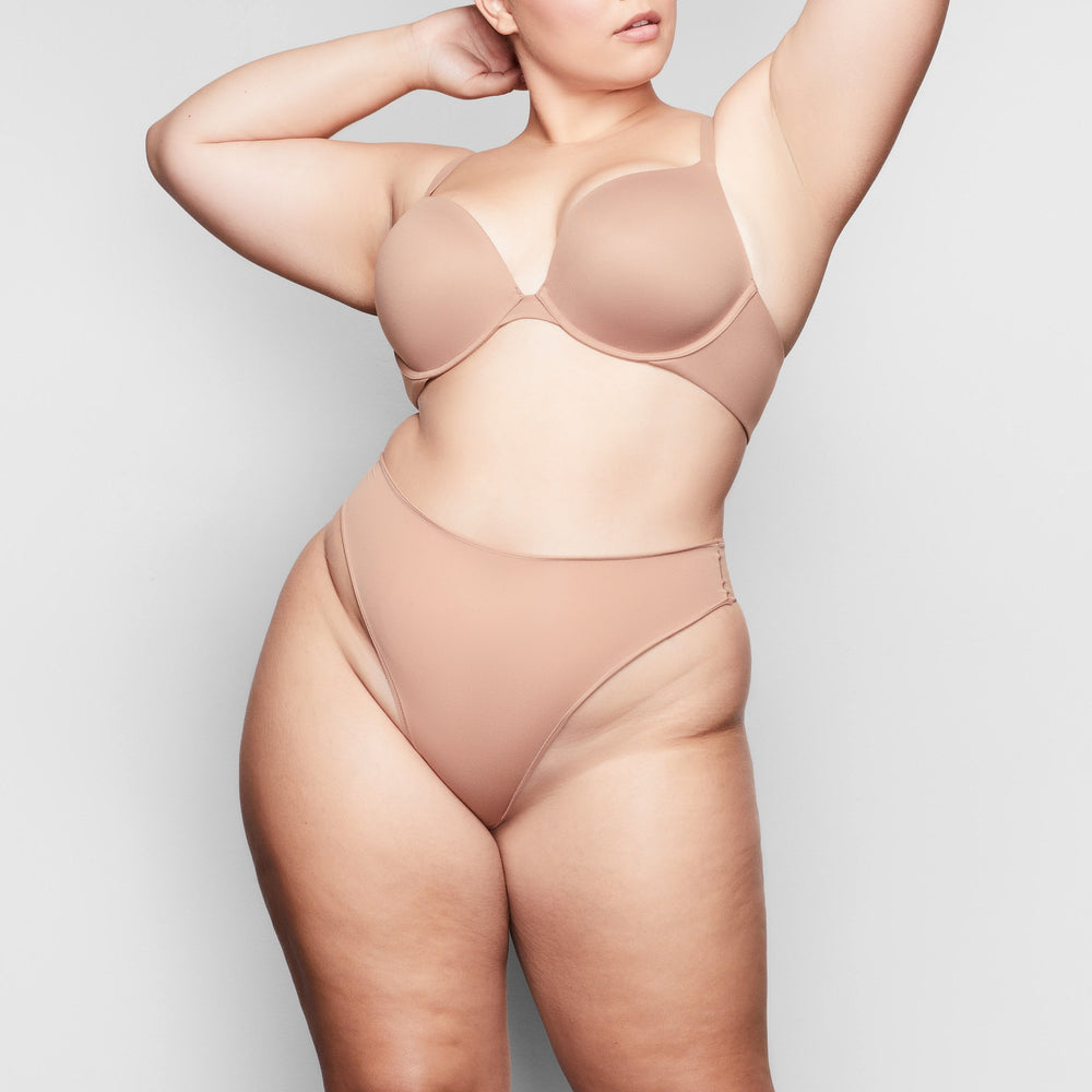Skims FITS EVERYBODY T-shirt Push Up Bra Abrikoos | 89QBUFASO