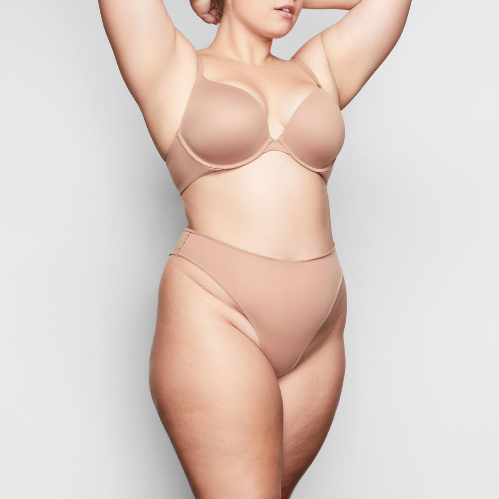 Skims FITS EVERYBODY T-shirt Push Up Bra Abrikoos | 89QBUFASO