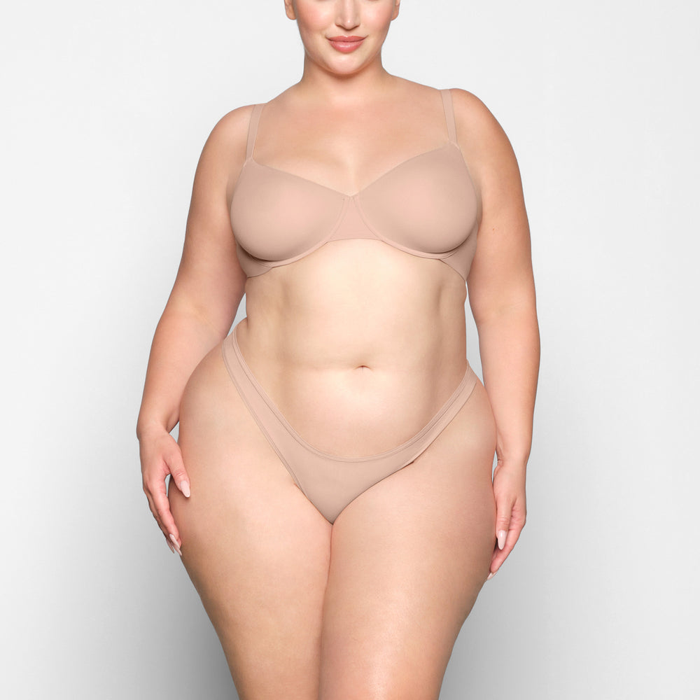 Skims FITS EVERYBODY UNLINED Underwire Bra Beige | 01KLHXGDE