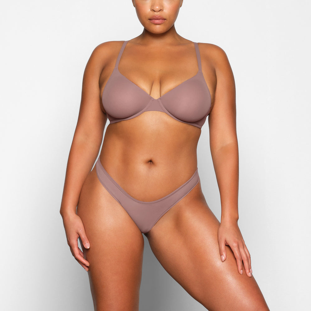 Skims FITS EVERYBODY UNLINED Underwire Bra Bruin | 54UBPCGRJ