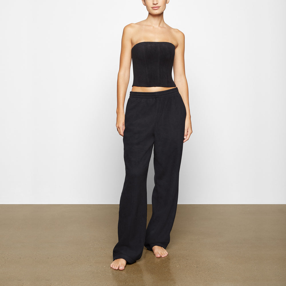 Skims FLEECE Broek Zwart | 59PLIJWYF
