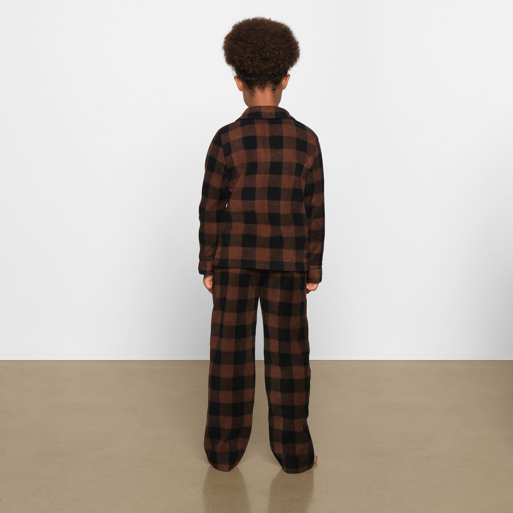 Skims FLEECE SLEEP SET Kinderen Bruin | 49HWEGXNP