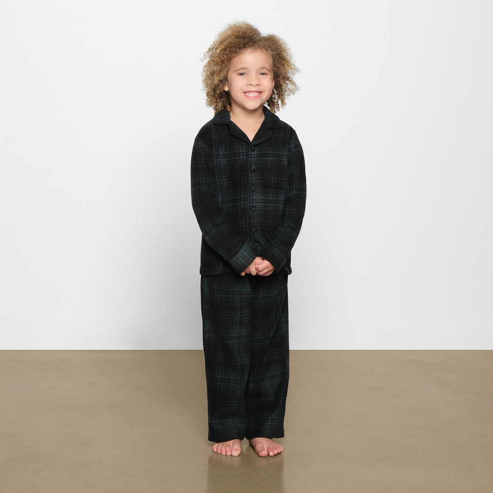 Skims FLEECE SLEEP SET Kinderen Groen | 83TKCUIBG