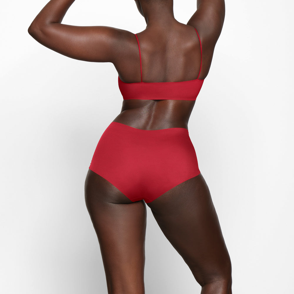 Skims FREE CUT Boy Short Donkerrood | 07KRFOMLE