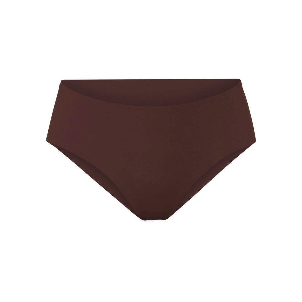 Skims FREE CUT MID WAIST Tanga Chocola | 90AXTCUVW