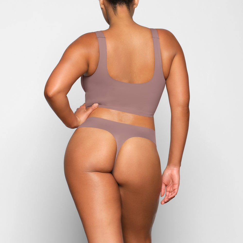 Skims FREE CUT MID WAIST Thong Bruin | 82XZFETCQ