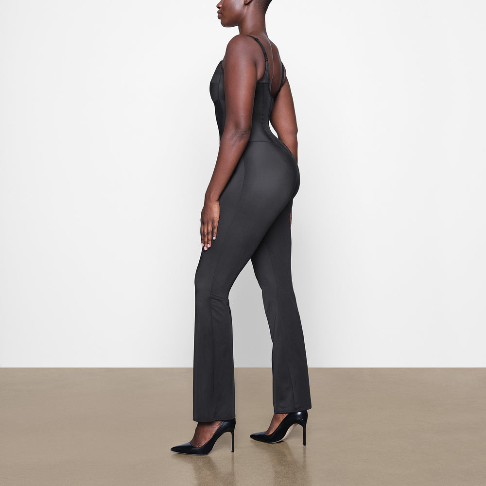 Skims GLAM Catsuit Zwart | 36NFTJRGU