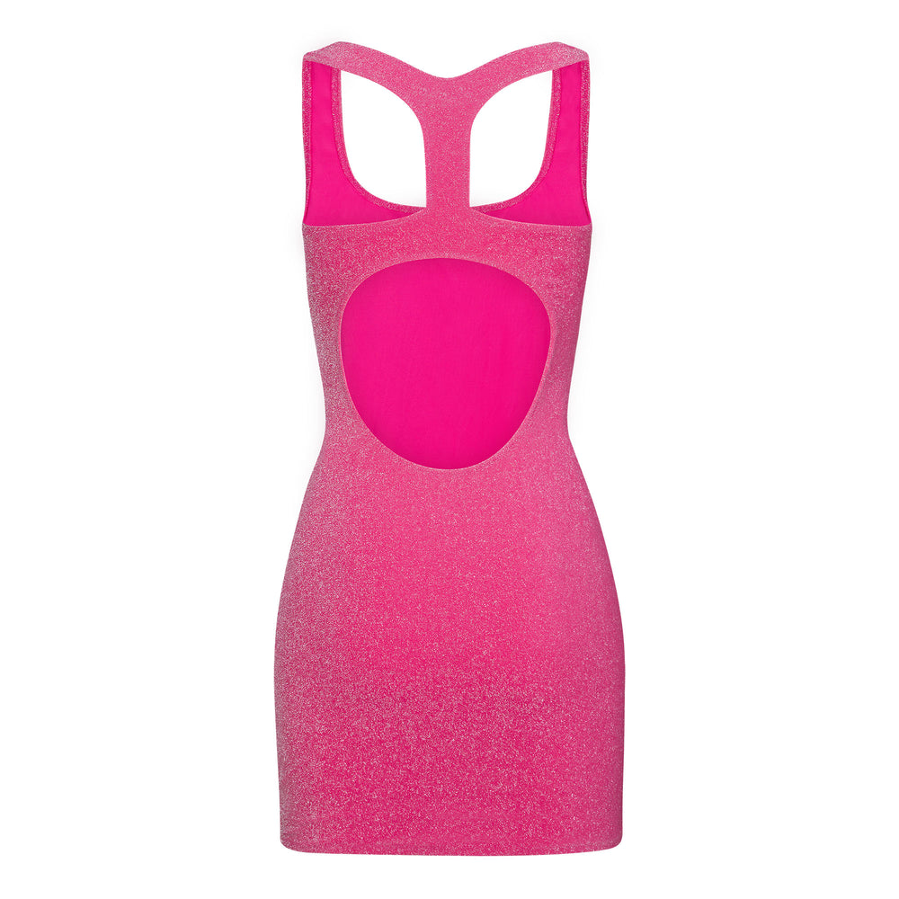 Skims GLITTER SWIM METALLIC Jurk Roze | 16FRGYPWU