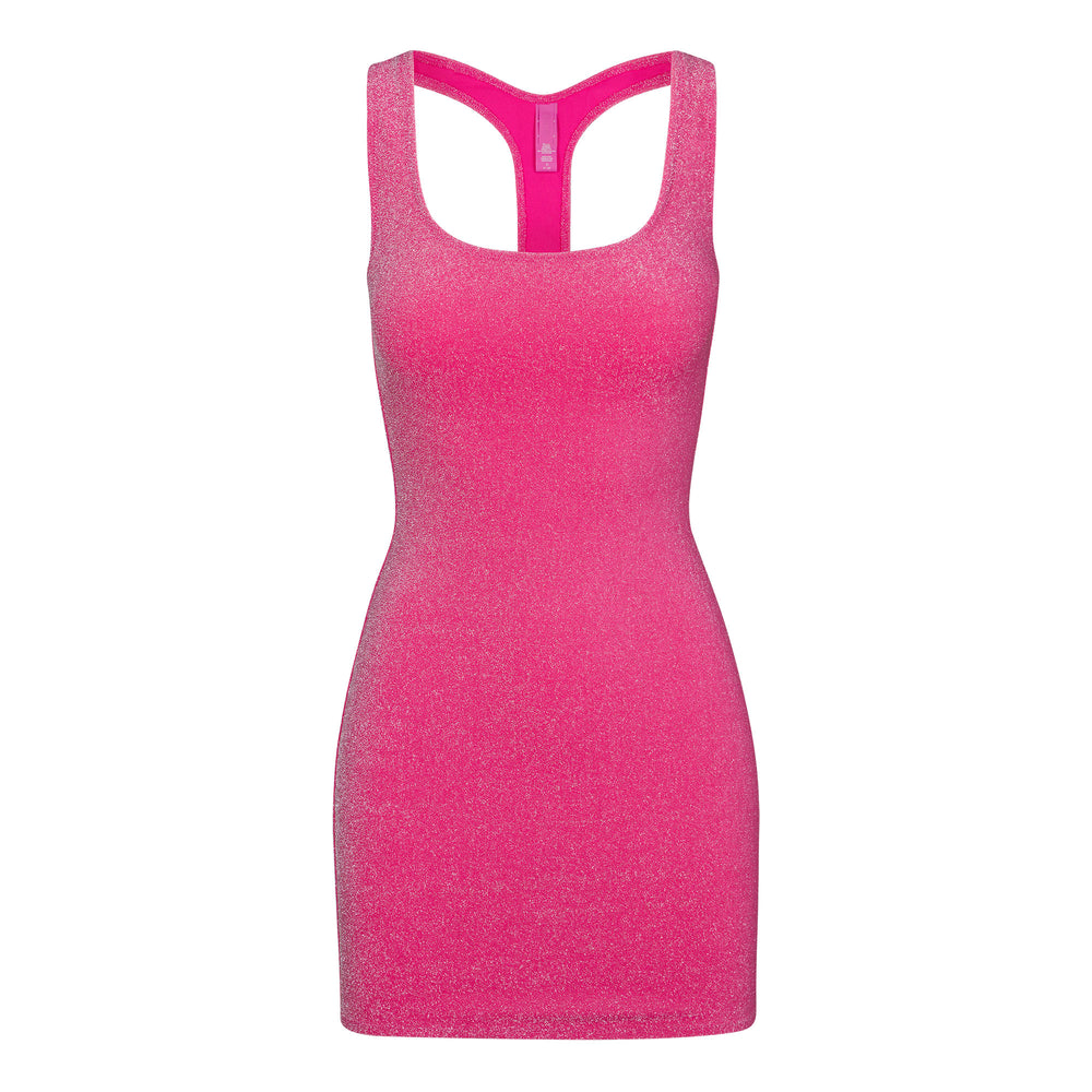 Skims GLITTER SWIM METALLIC Jurk Roze | 16FRGYPWU