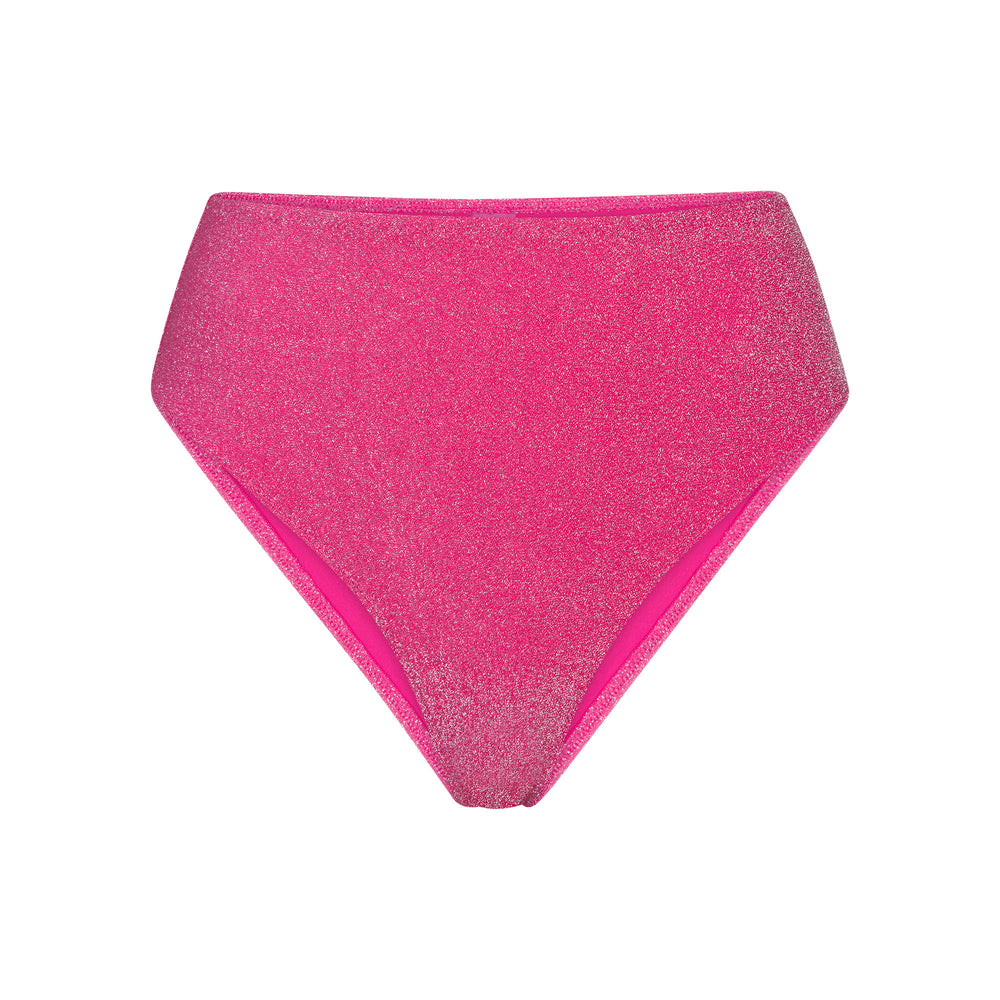 Skims GLITTER SWIM MID WAIST BOTTOM Two Pieces Roze | 67WPRAJOZ