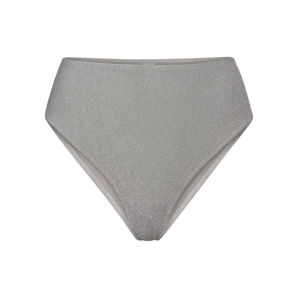 Skims GLITTER SWIM MID WAIST BOTTOM Two Pieces Grijs | 90PJOCKNZ