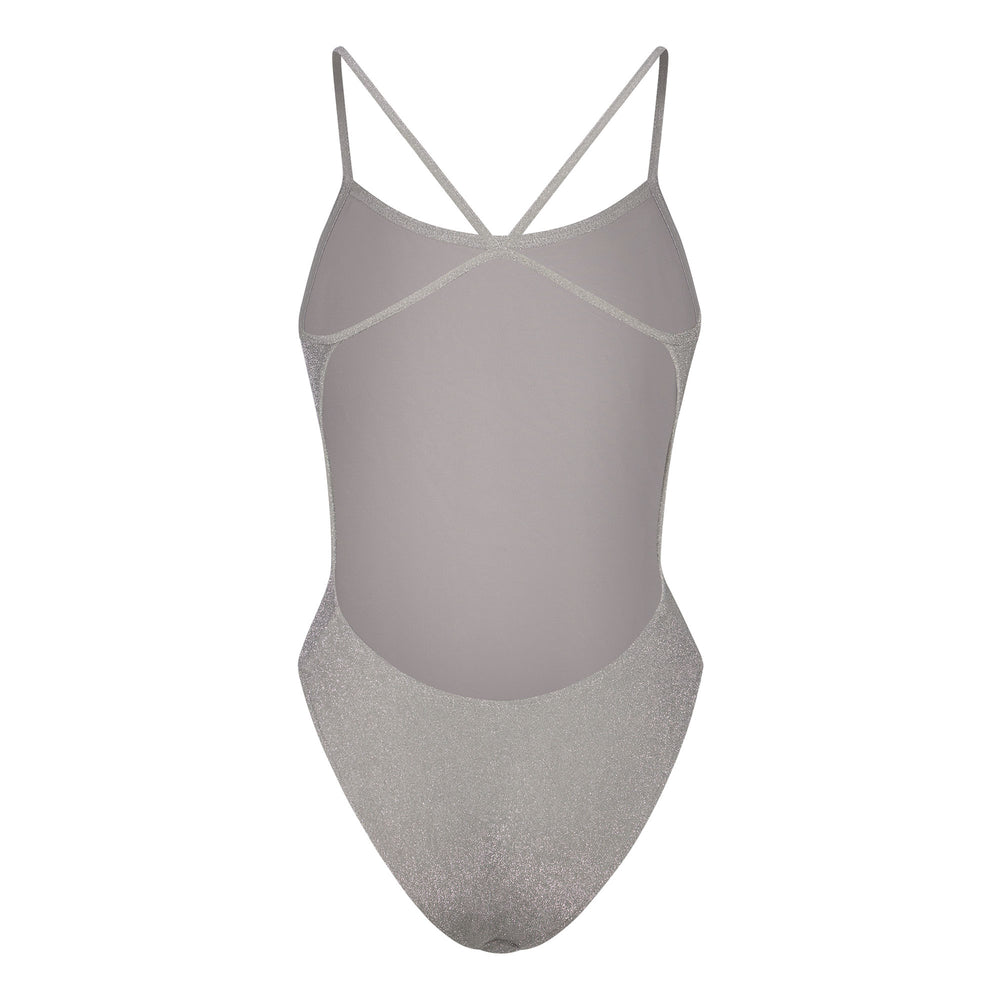 Skims GLITTER SWIM One Piece Grijs | 07PFDVKHQ