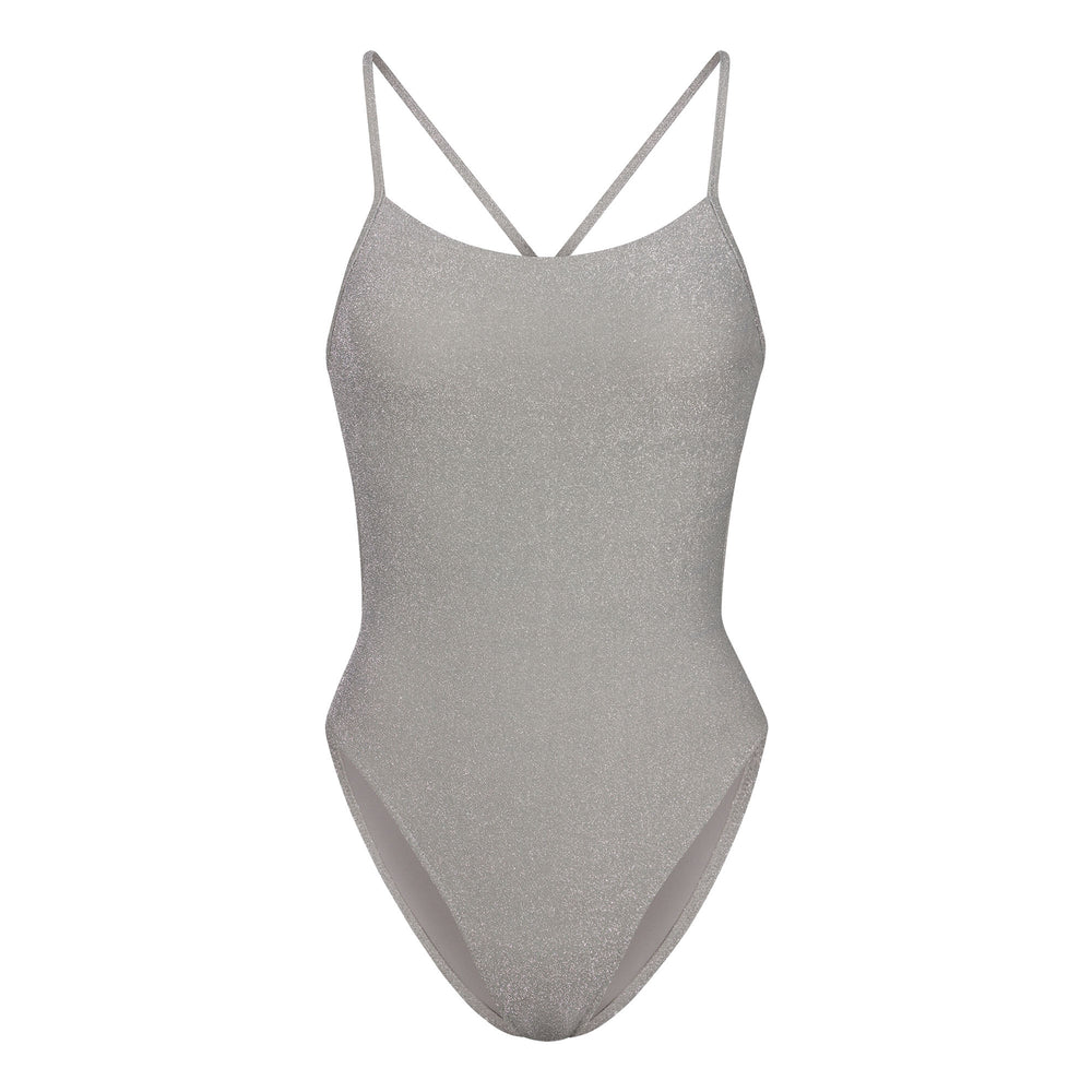 Skims GLITTER SWIM One Piece Grijs | 07PFDVKHQ