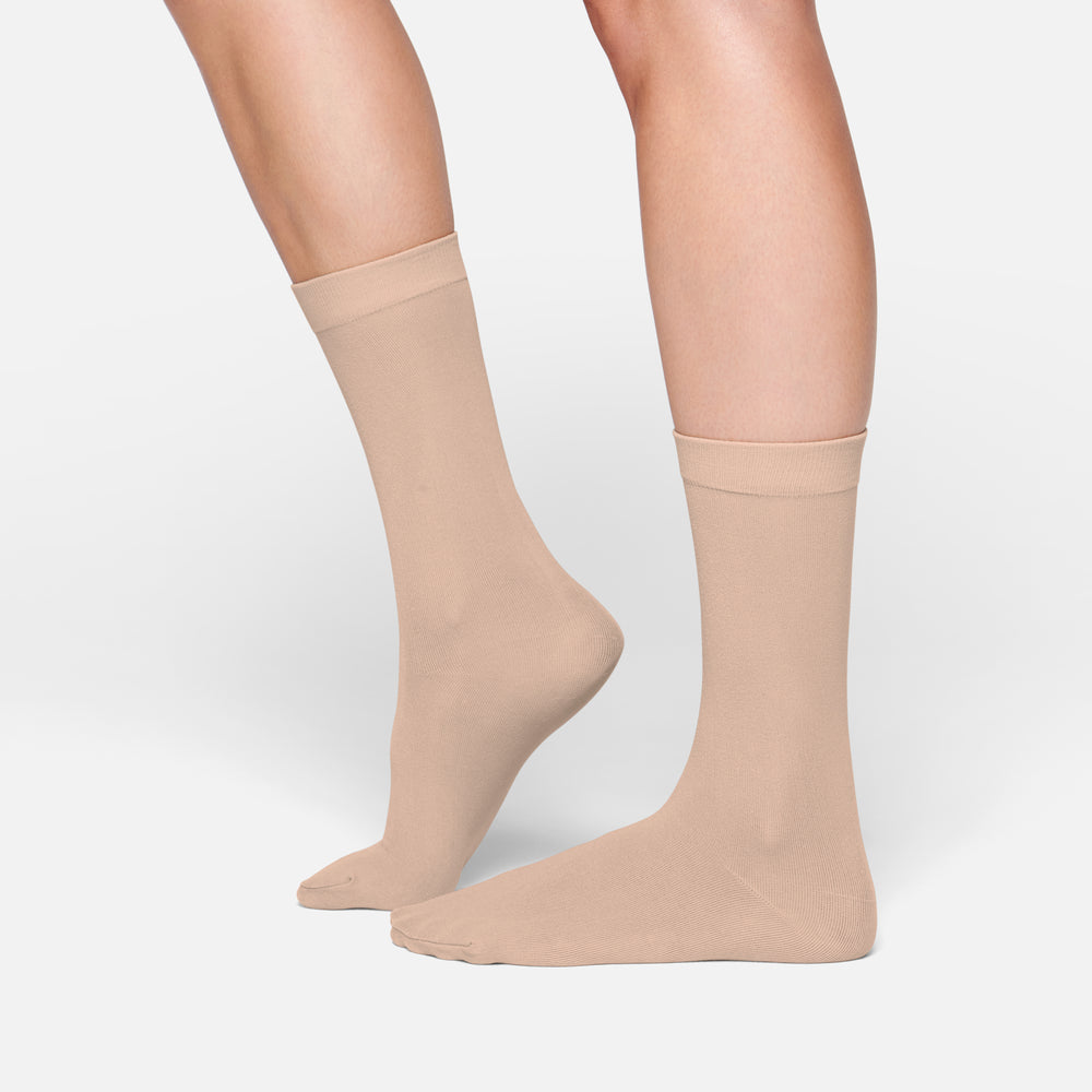 Skims HOSIERY CREW Sokken Beige | 67DPAIXSZ