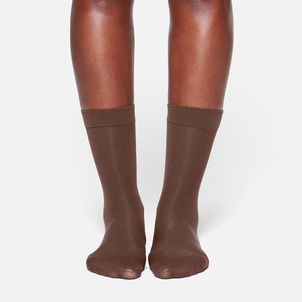 Skims HOSIERY CREW Sokken Chocola | 98ARZGJQK