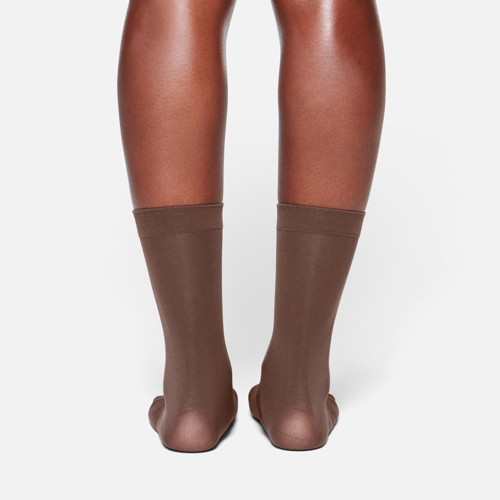 Skims HOSIERY CREW Sokken Chocola | 98ARZGJQK