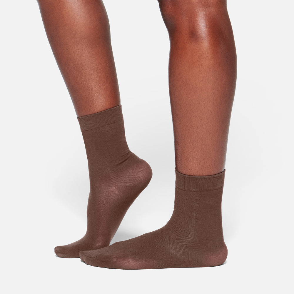 Skims HOSIERY CREW Sokken Chocola | 98ARZGJQK