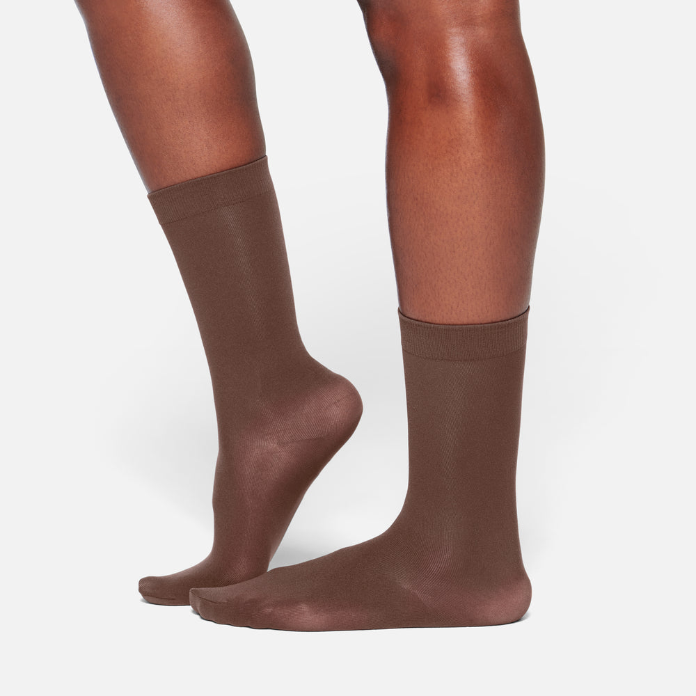 Skims HOSIERY CREW Sokken Chocola | 98ARZGJQK