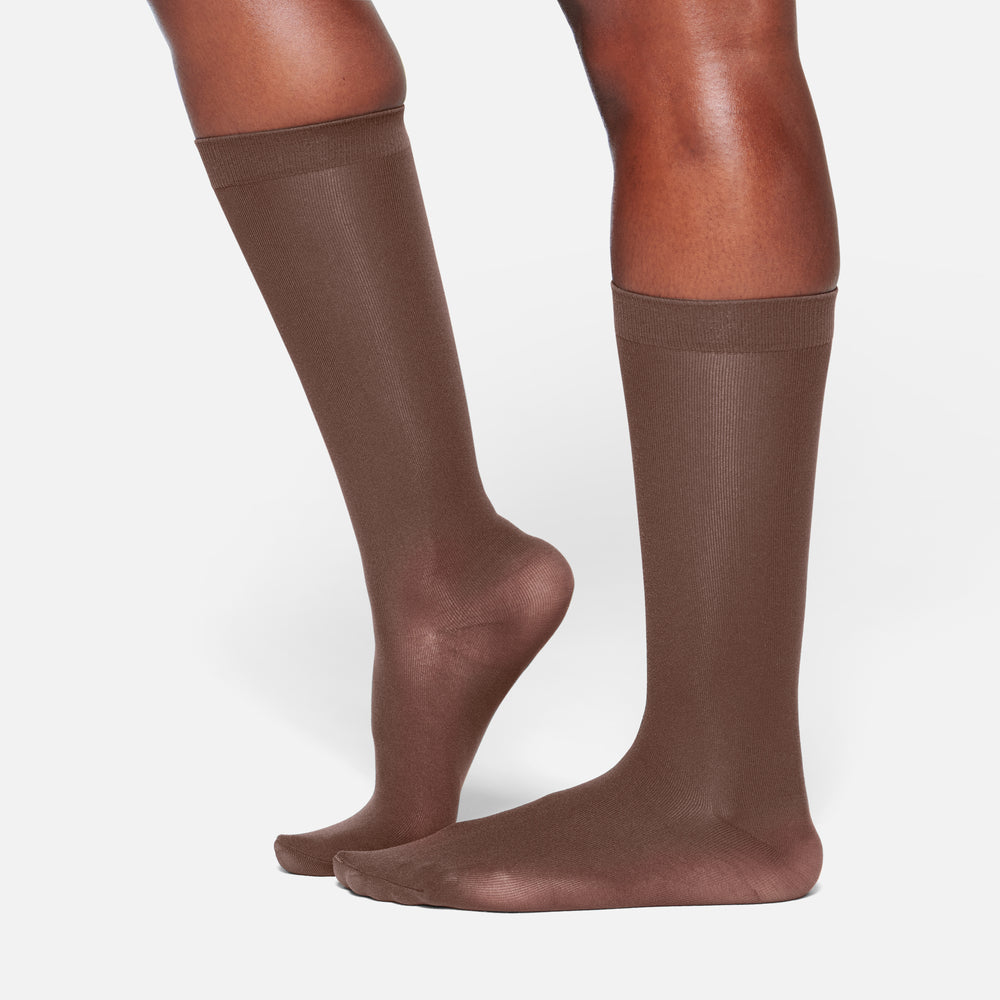 Skims HOSIERY MID CALF Sokken Chocola | 23IKLOFHE