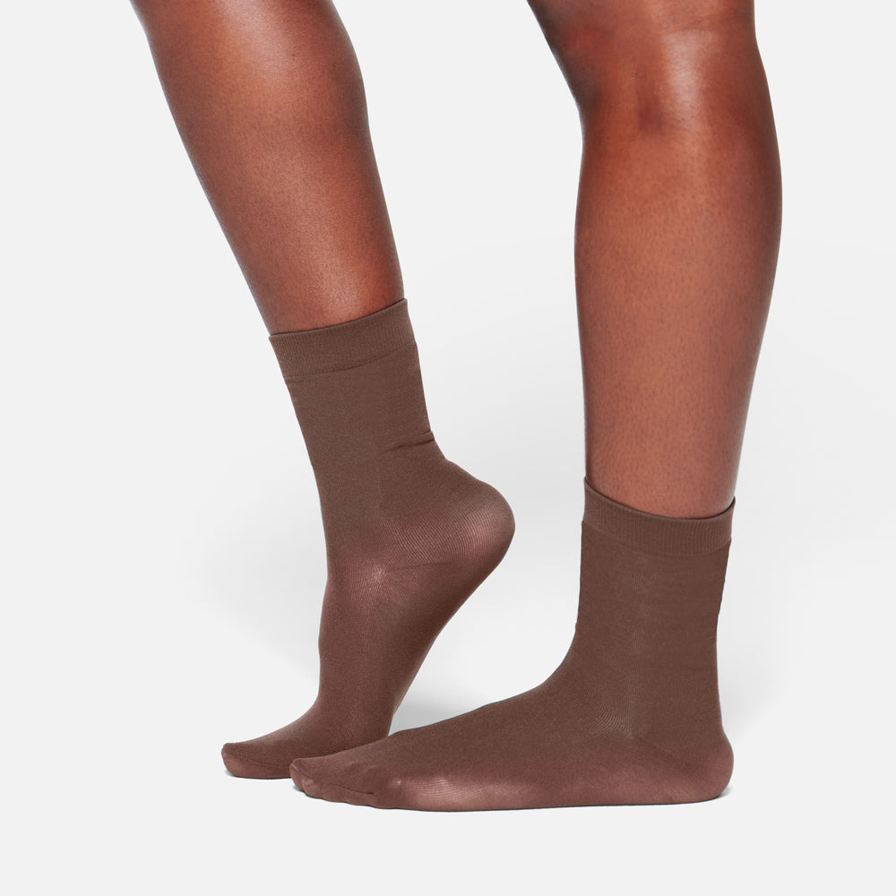 Skims HOSIERY MID CALF Sokken Chocola | 23IKLOFHE