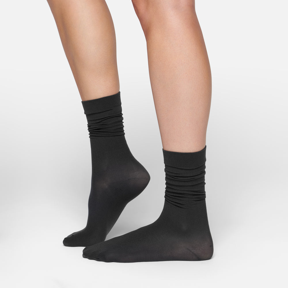 Skims HOSIERY MID CALF Sokken Zwart | 53VKNMSYL