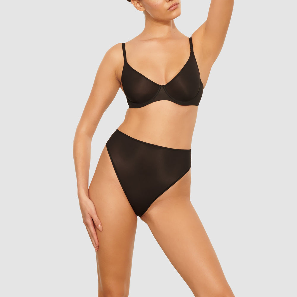 Skims JELLY SHEER CHEEKY Brief Zwart | 21ULNIMZH