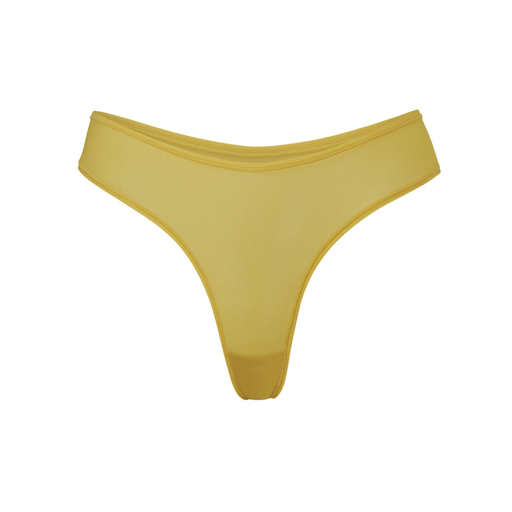 Skims JELLY SHEER DIPPED Thong Geel | 09XESCQYG