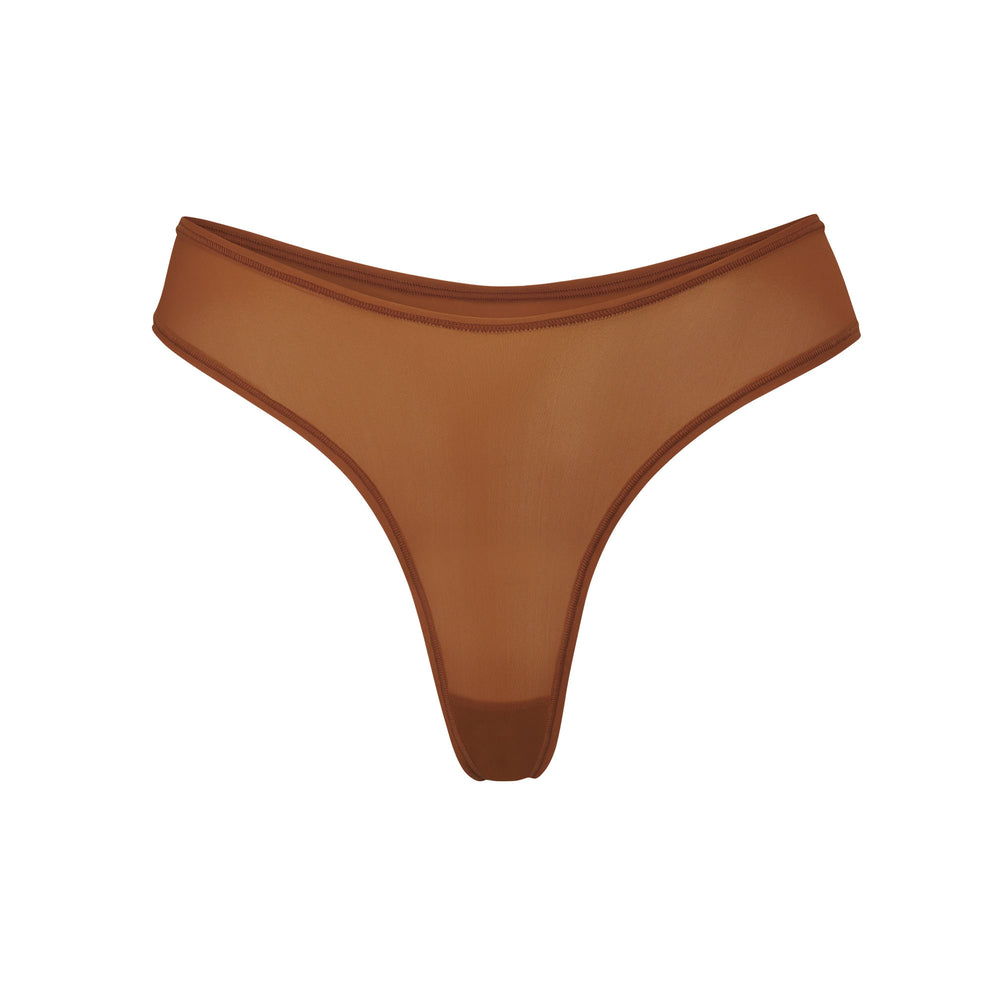 Skims JELLY SHEER DIPPED Thong Koper | 63WHGMJXP