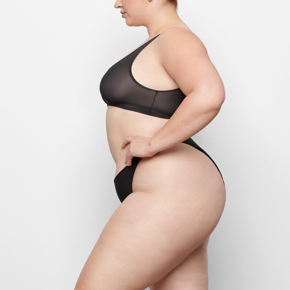 Skims JELLY SHEER HIGH CUT Bikini Zwart | 61EOPLVAX