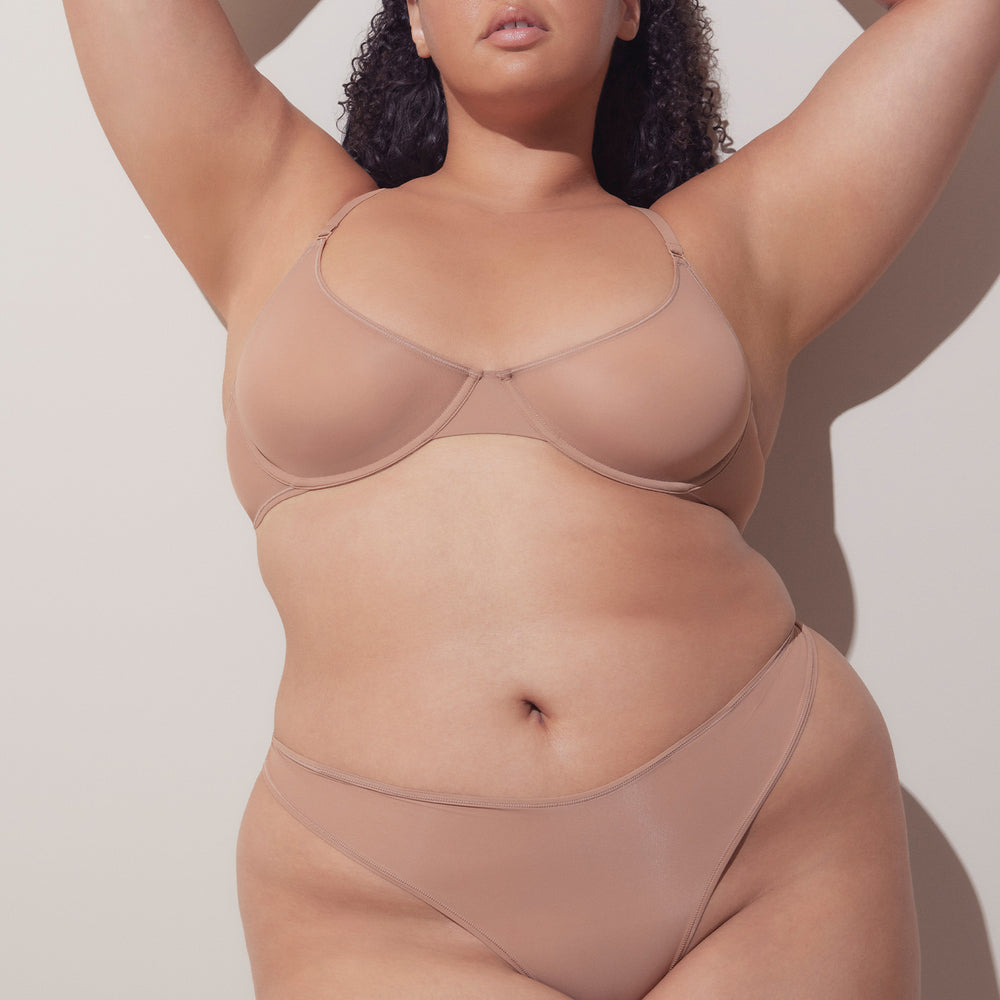 Skims JELLY SHEER HIGH CUT Bikini Zwart | 61EOPLVAX