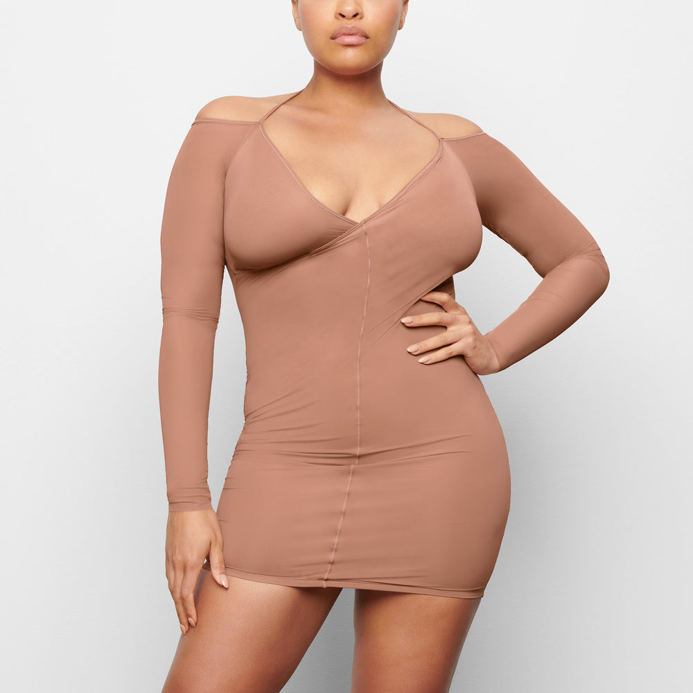 Skims JELLY SHEER OFF THE SHOULDER Jurk Abrikoos | 12DZLMOVW