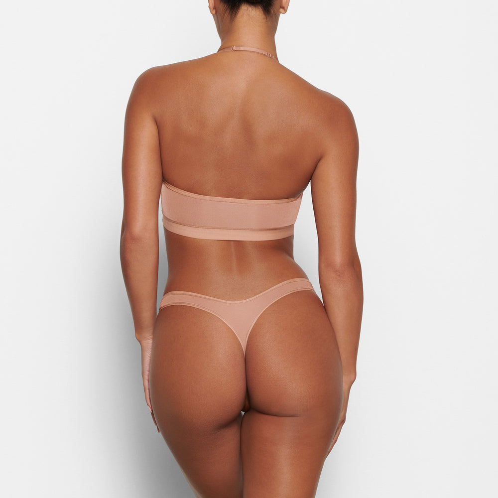 Skims JELLY SHEER SCOOP HALTER Bralette Abrikoos | 47SFLQOTG
