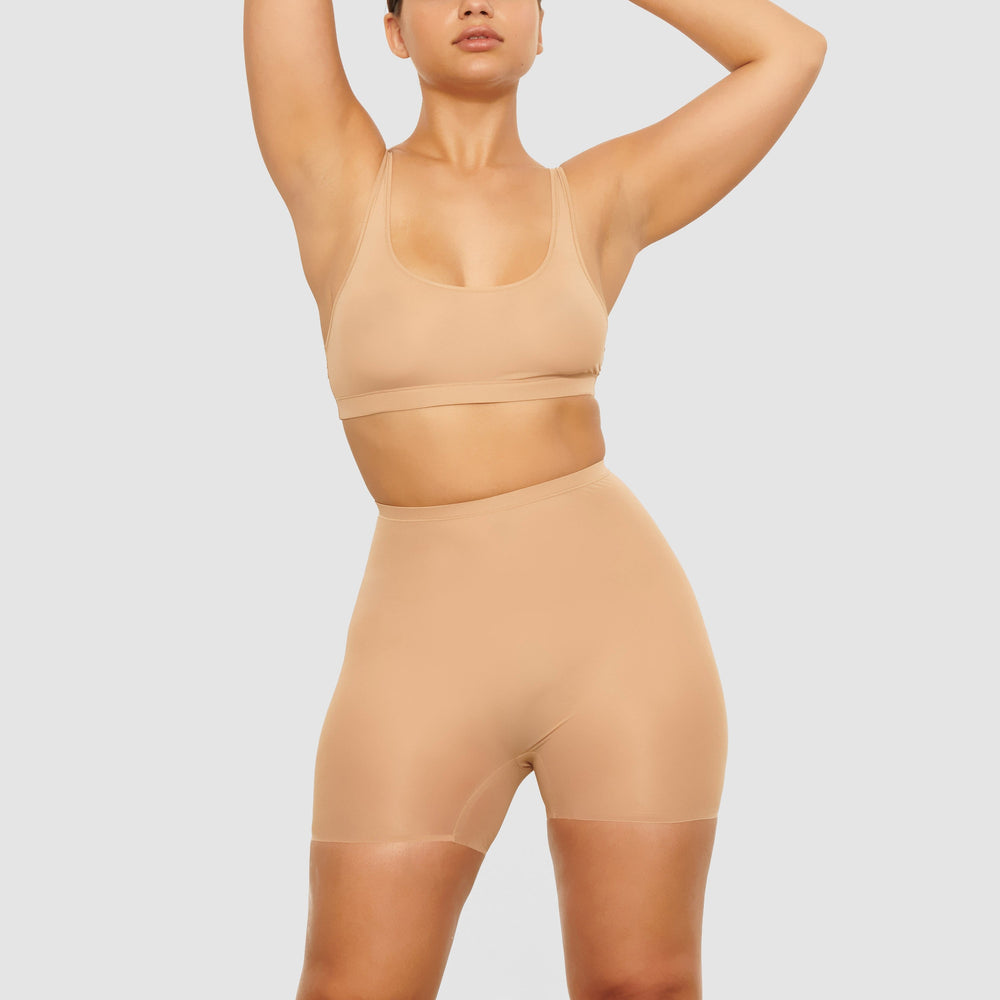 Skims JELLY SHEER SCOOP NECK Bralette Beige | 58PROVLGN