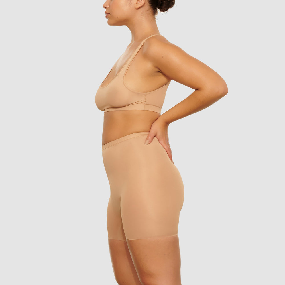 Skims JELLY SHEER SCOOP NECK Bralette Beige | 58PROVLGN