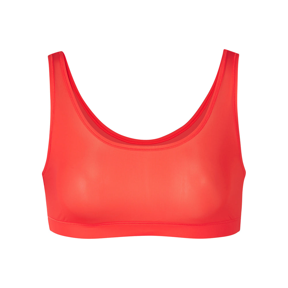 Skims JELLY SHEER SCOOP NECK Bralette Oranje | 79FTVJXEO