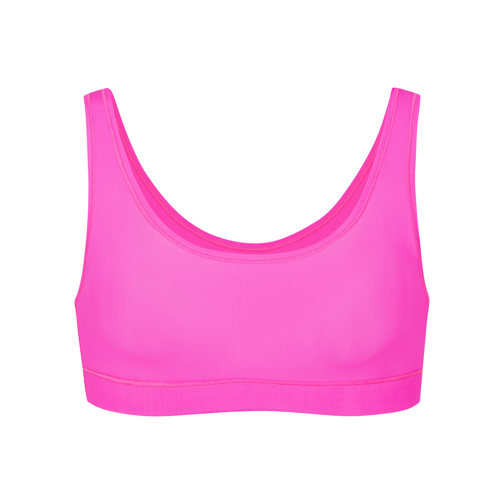Skims JELLY SHEER SCOOP NECK Bralette Roze | 24INHCJUY