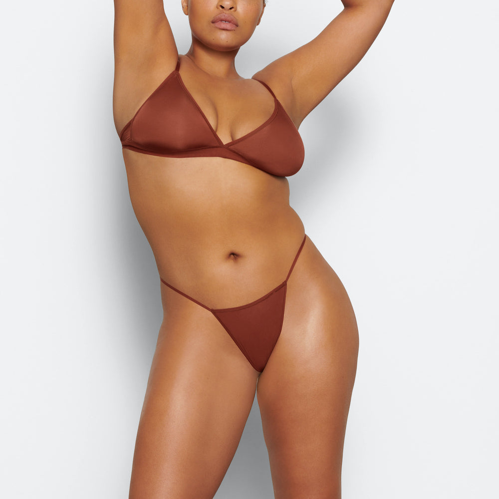 Skims JELLY SHEER STRING Thong Bruin | 02HPWZQOM