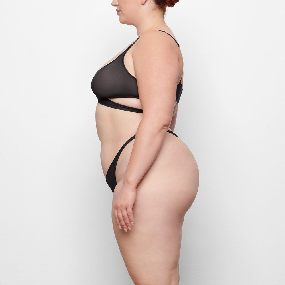 Skims JELLY SHEER WRAP Bralette Zwart | 94OHKYMDT