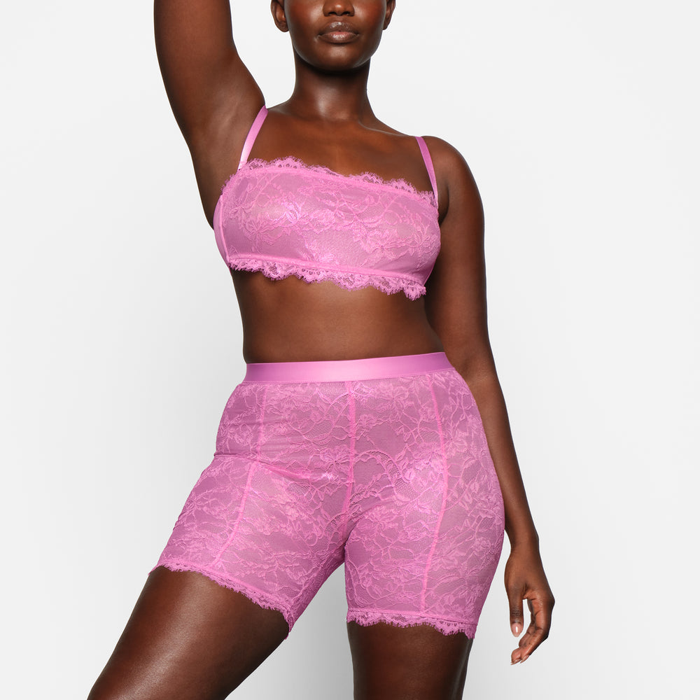 Skims LACE Bandeau Top Roze | 34JNIKHDV
