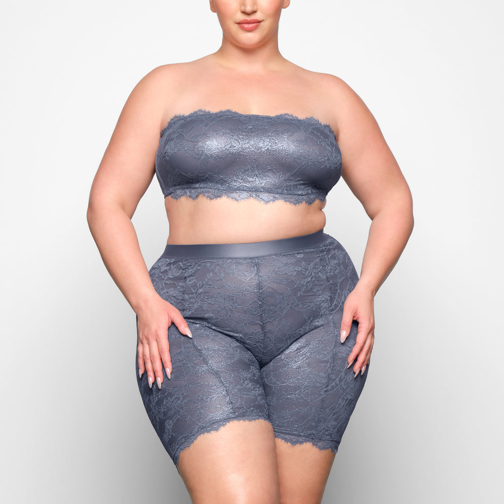 Skims LACE Bandeau Top Thunder | 02NBMEPXJ