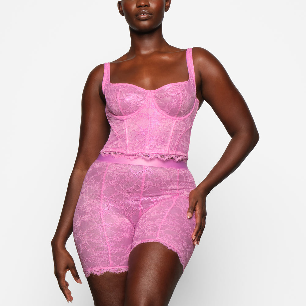 Skims LACE Bustier Roze | 47CFJLBVS