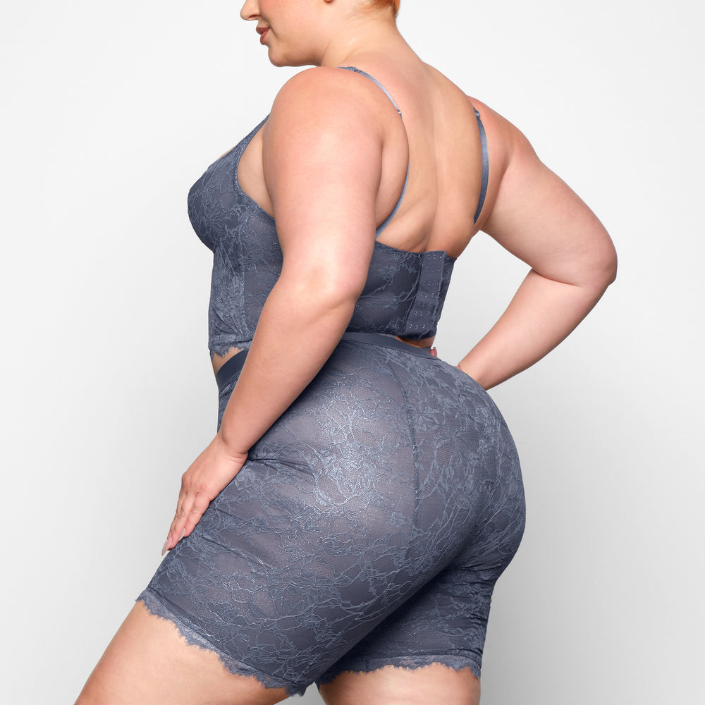 Skims LACE Bustier Thunder | 95DLVPZWN