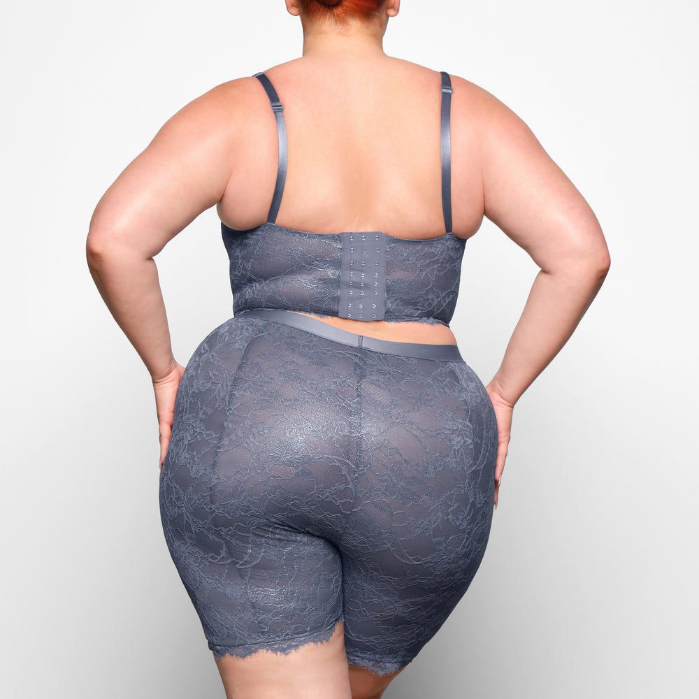 Skims LACE Bustier Thunder | 95DLVPZWN